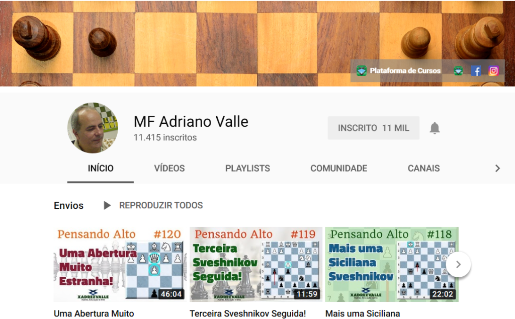 Adriano Valle - Diretor - XadrezValle