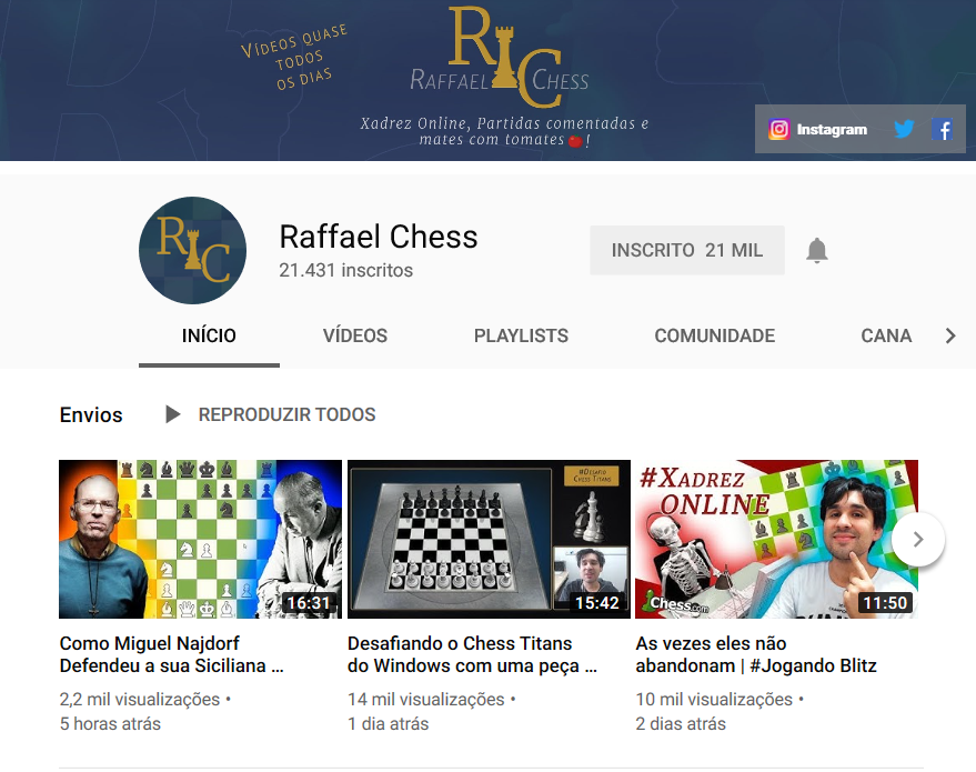 Desafiando o Chess Titans do Windows com uma peça a menos no nível