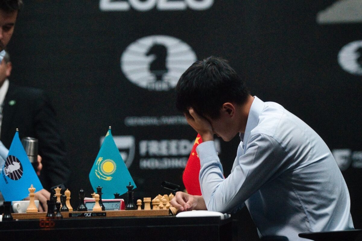 GM Ding Liren demorou a acreditar no que havia conquistado.