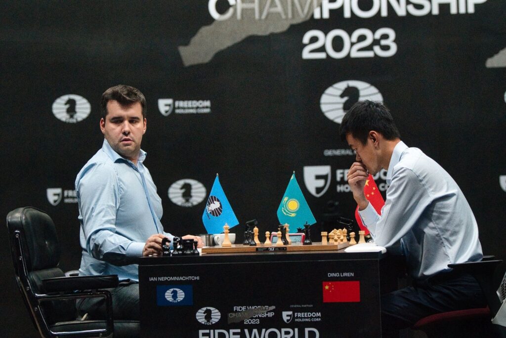 Ian Nepomniachtchi x Ding Liren - FIDE World Championship 2023 - Partida 6  